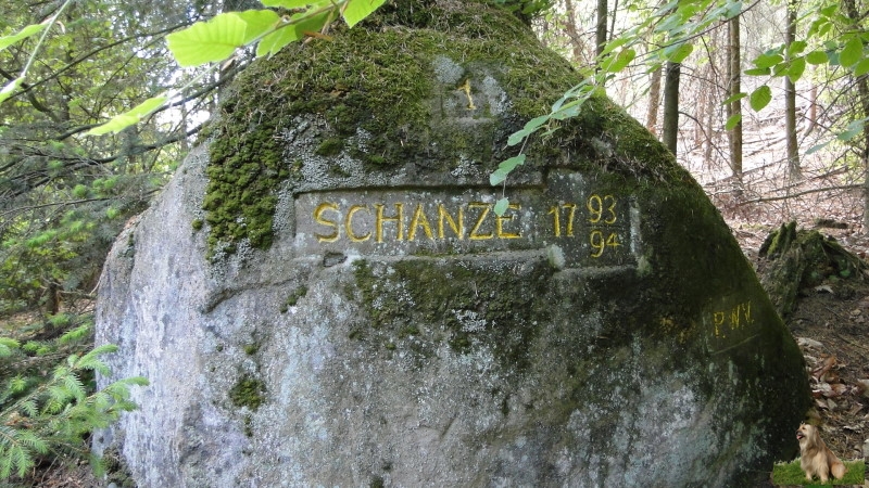 Ritterstein Nr. 170-2 Schanze 1 1793-94.JPG - Ritterstein Nr.170 Schanze 1 1793/94